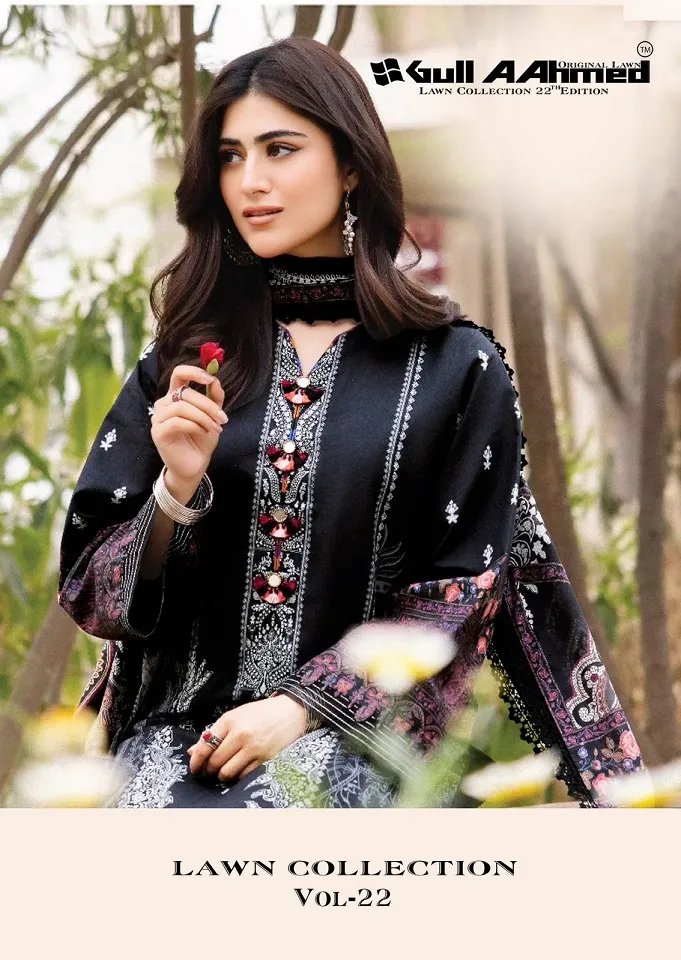 Gullahmed Lawan Vol 22 Pure Cotton Wholesale Pakistani Salwar Suit Collection