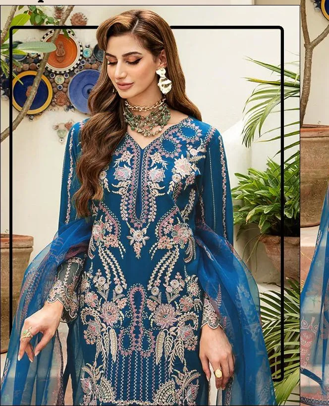 Hoor Tex H-272 Rayon Wholesale Pakistani Salwar Suit Collection