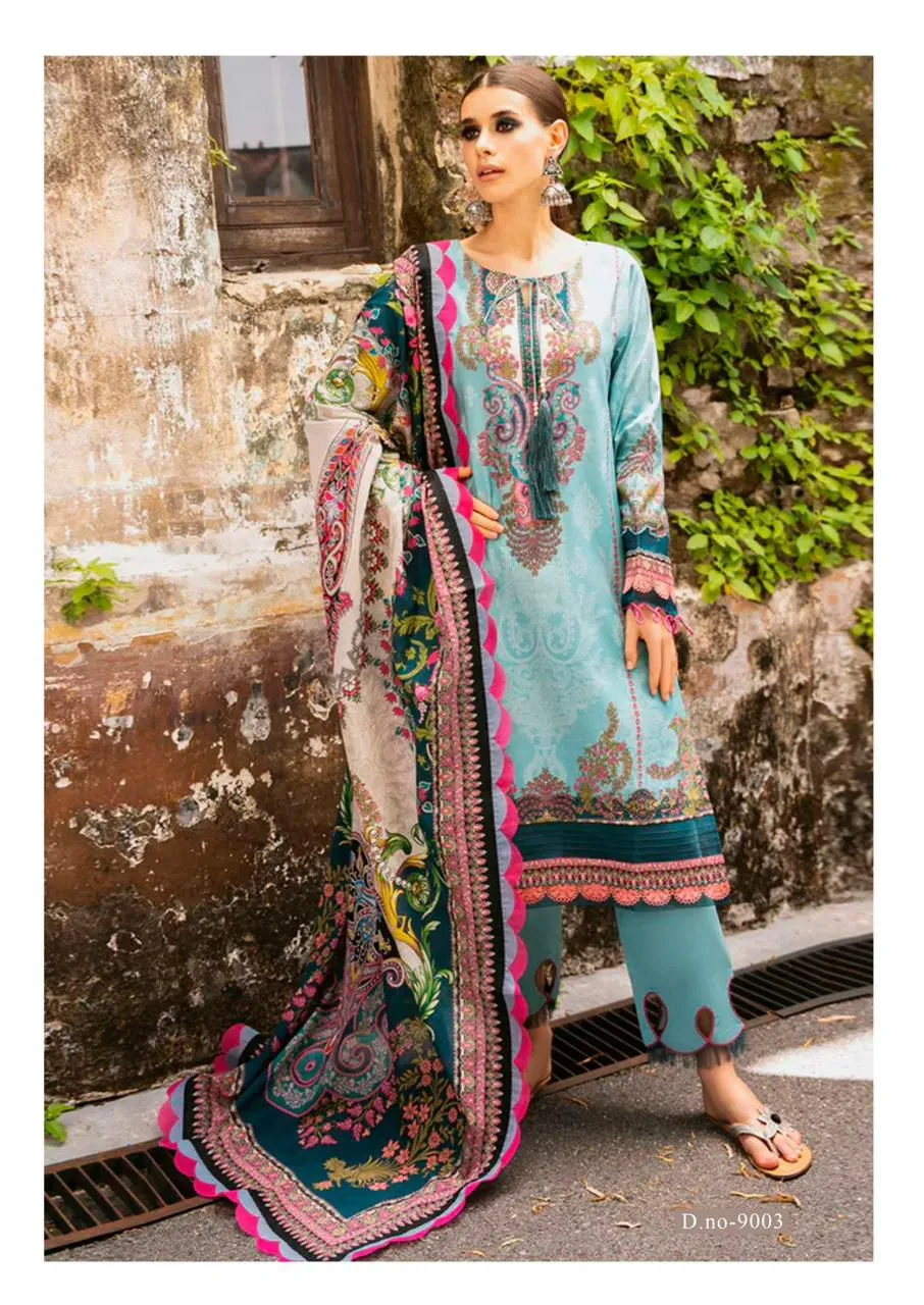 Jade Crimson Vol 9 Exclusive Heavy Lawn Wholesale Pakistani Salwar Suit Collection — Wholesale Pakistani Suits, Jade wholesale from Surat — view 3