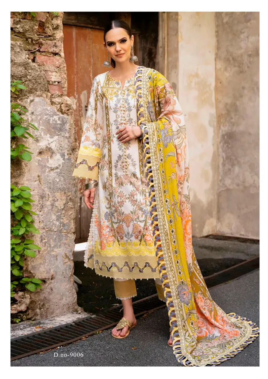 Jade Crimson Vol 9 Exclusive Heavy Lawn Wholesale Pakistani Salwar Suit Collection — Wholesale Pakistani Suits, Jade wholesale from Surat — view 5