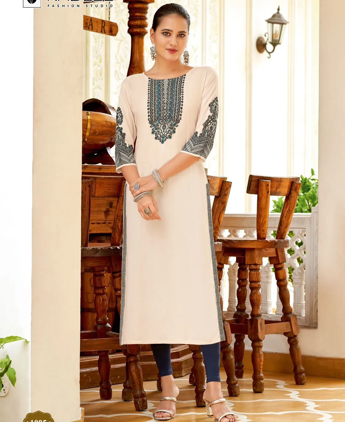 Kadlee Aneri Rayon Wholesale Fancy Kurtis Collection