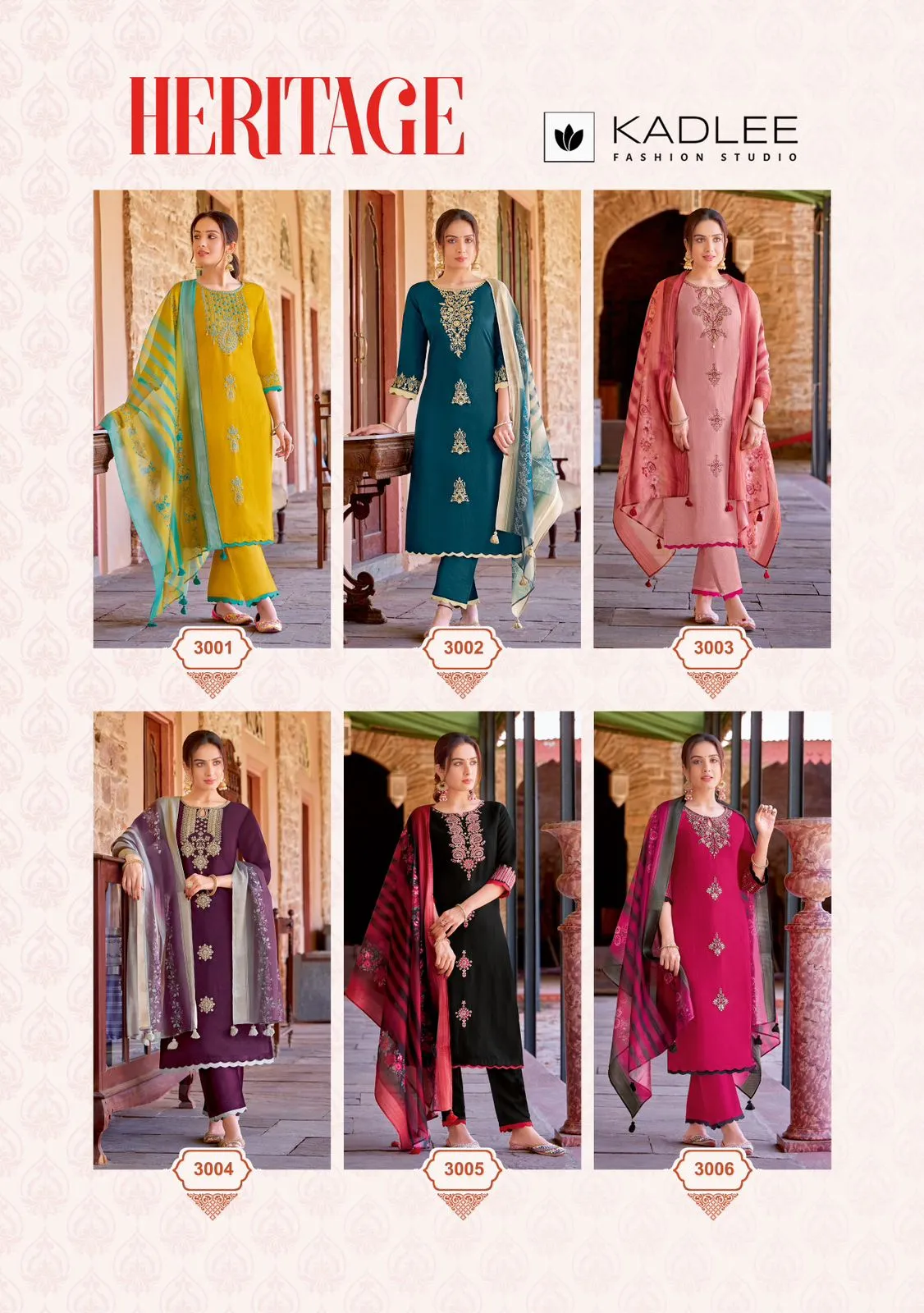 Kadlee Heritage Viscose Weaving Wholesale Readymade Salwar Suit Collection - Image 7