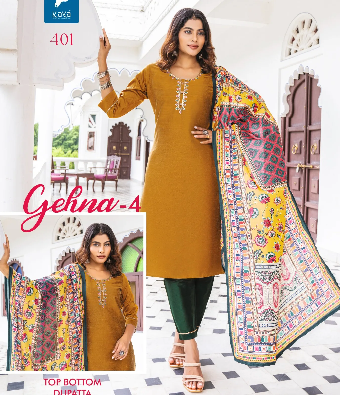 Kaya Ghena 4 Fancy Wholesale Readymade Salwar Suit Collection