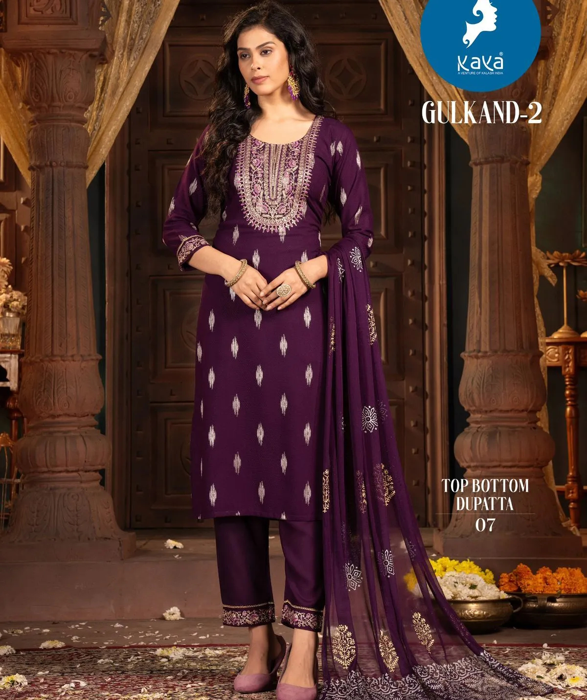 Kaya Gulkand 2 Rayon Wholesale Readymade Salwar Suit Collection