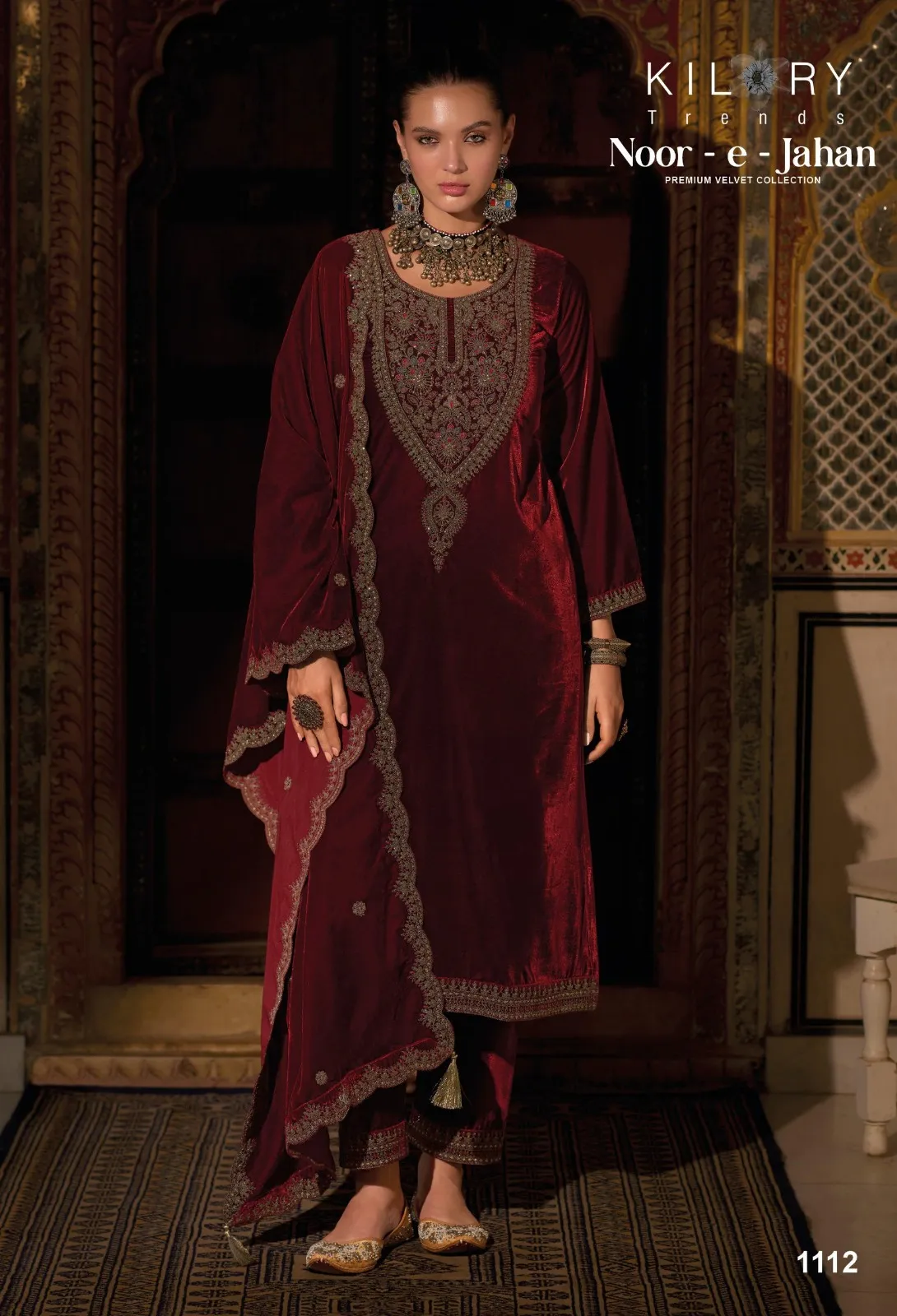Kilory Trends Noor-E-Jahan Pure Premium Velvet Wholesale Winter Collection