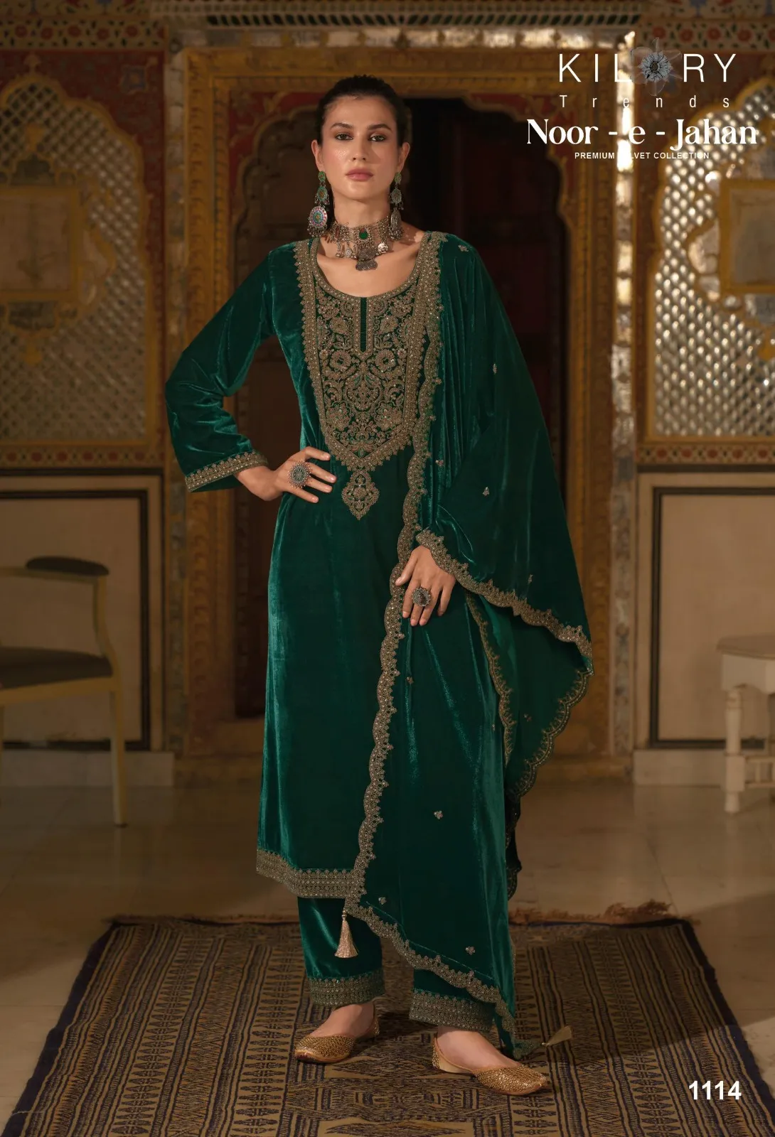 Kilory Trends Noor-E-Jahan Pure Premium Velvet Wholesale Winter Collection - Image 2