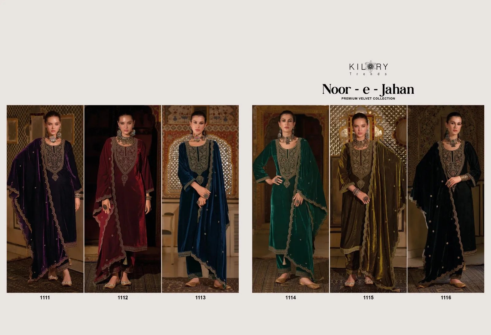 Kilory Trends Noor-E-Jahan Pure Premium Velvet Wholesale Winter Collection - Image 4