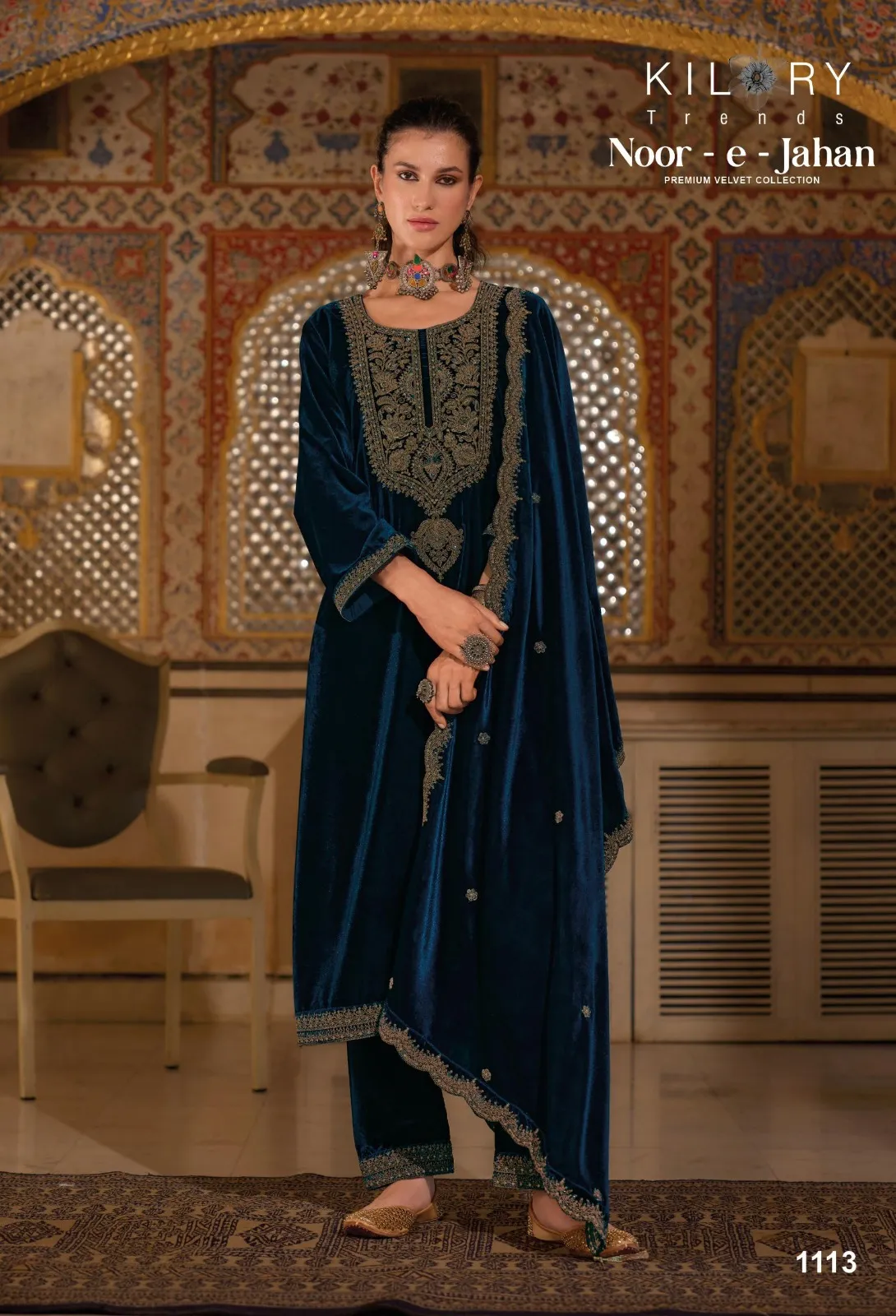 Kilory Trends Noor-E-Jahan Pure Premium Velvet Wholesale Winter Collection - Image 5