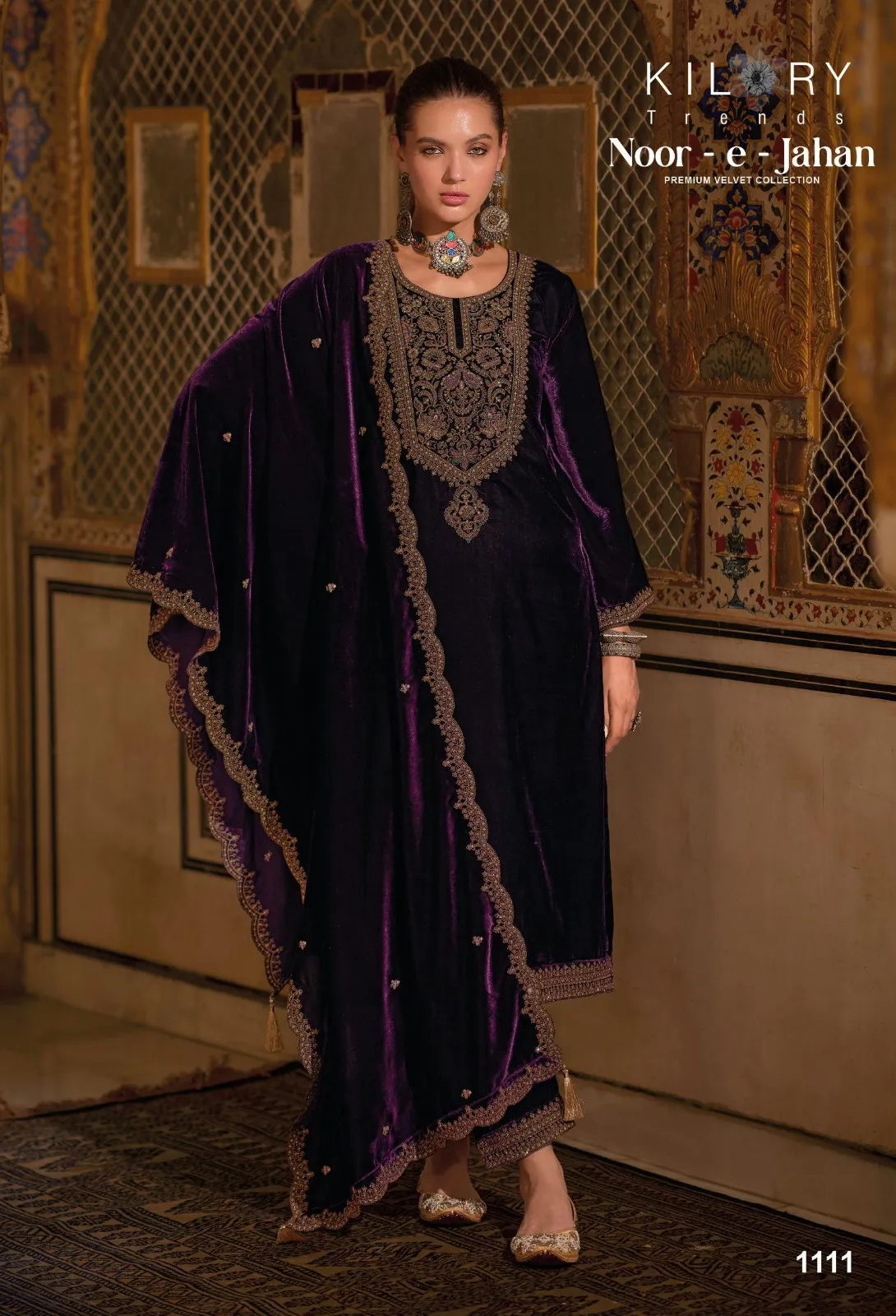 Kilory Trends Noor-E-Jahan Pure Premium Velvet Wholesale Winter Collection - Image 6