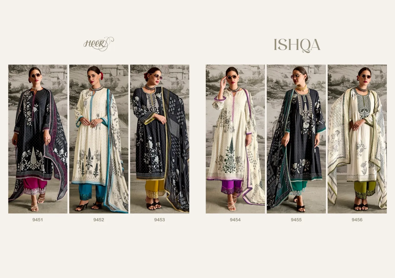 Kimora Heer Ishqa Muslin Digital Printed Wholesale Pakistani Salwar Suit Collection — Wholesale Pakistani Suits, Kimora wholesale from Surat — view 6