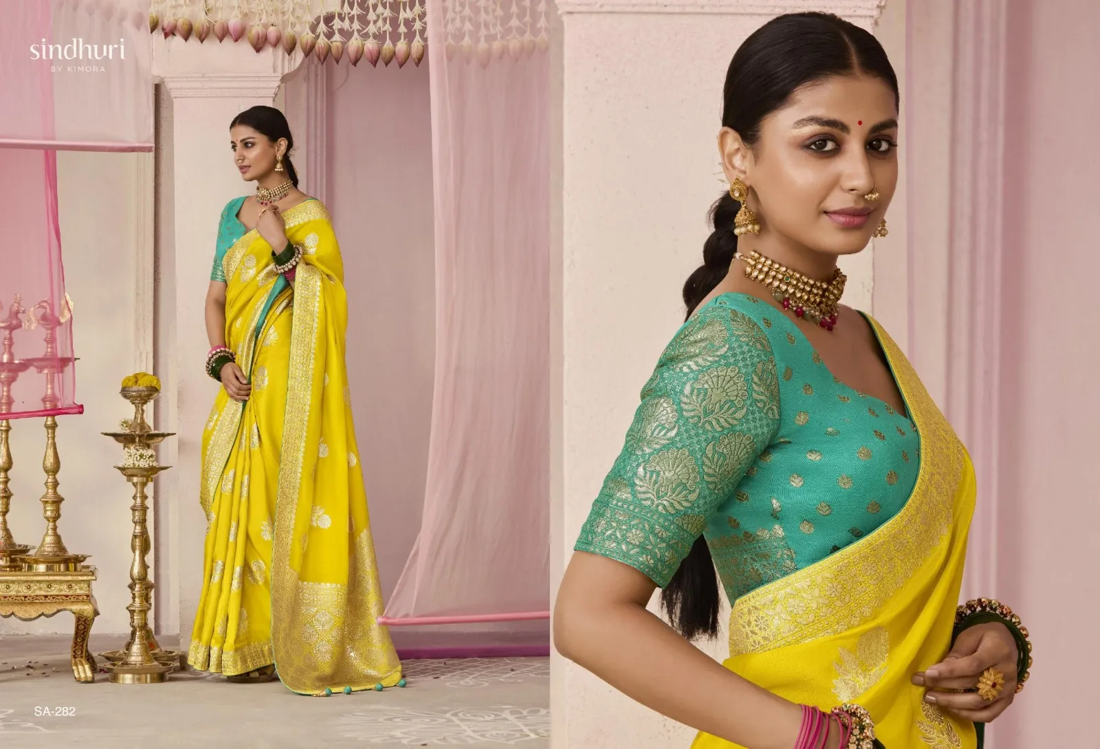 Kimora Premika 277 to 287 Dola Viscose Silk Wholesale Designer Sarees Collection — Wholesale Sarees, Kimora wholesale from Surat — view 11