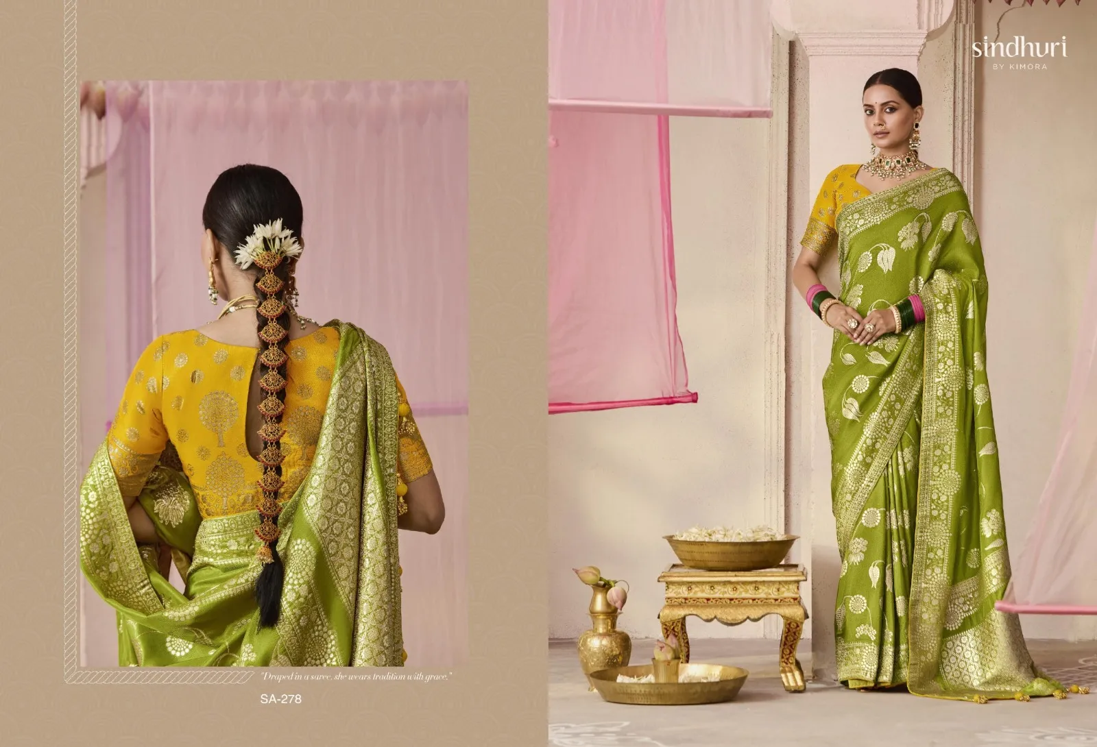 Kimora Premika 277 to 287 Dola Viscose Silk Wholesale Designer Sarees Collection — Wholesale Sarees, Kimora wholesale from Surat — view 9