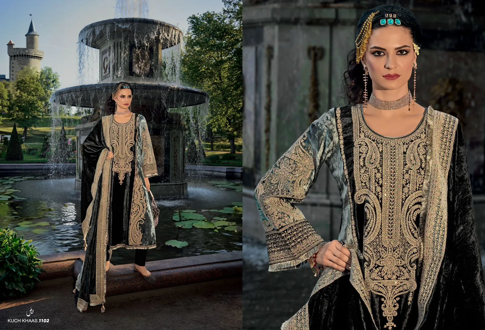 Kuch Khaas Vol 10 Pure Sicilian Silky Velvet Wholesale Winter Collection - Image 4