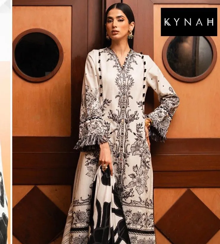 Kynah 2196 Chiffon Dupatta Wholesale Pakistani Salwar Suit Collection