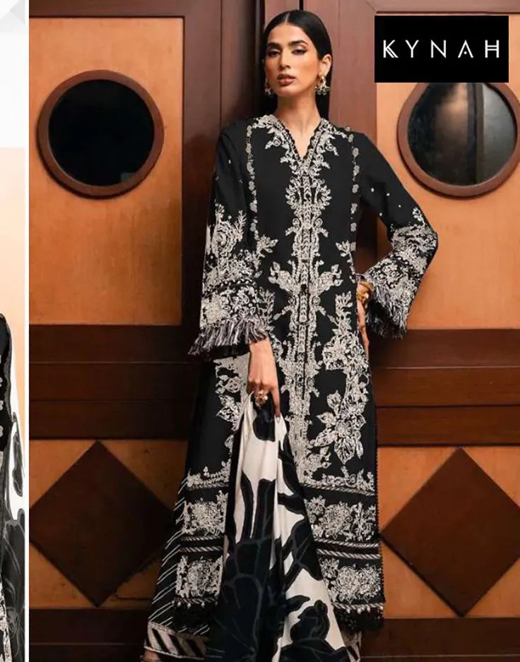 Kynah 2196 Cotton Dupatta Wholesale Pakistani Salwar Suit Collection