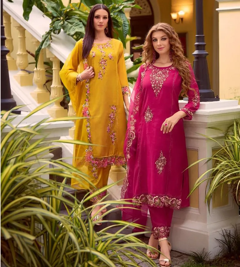 Lady Leela Shiddat Vol 3 Viscose Wholesale Readymade Salwar Suit Collection
