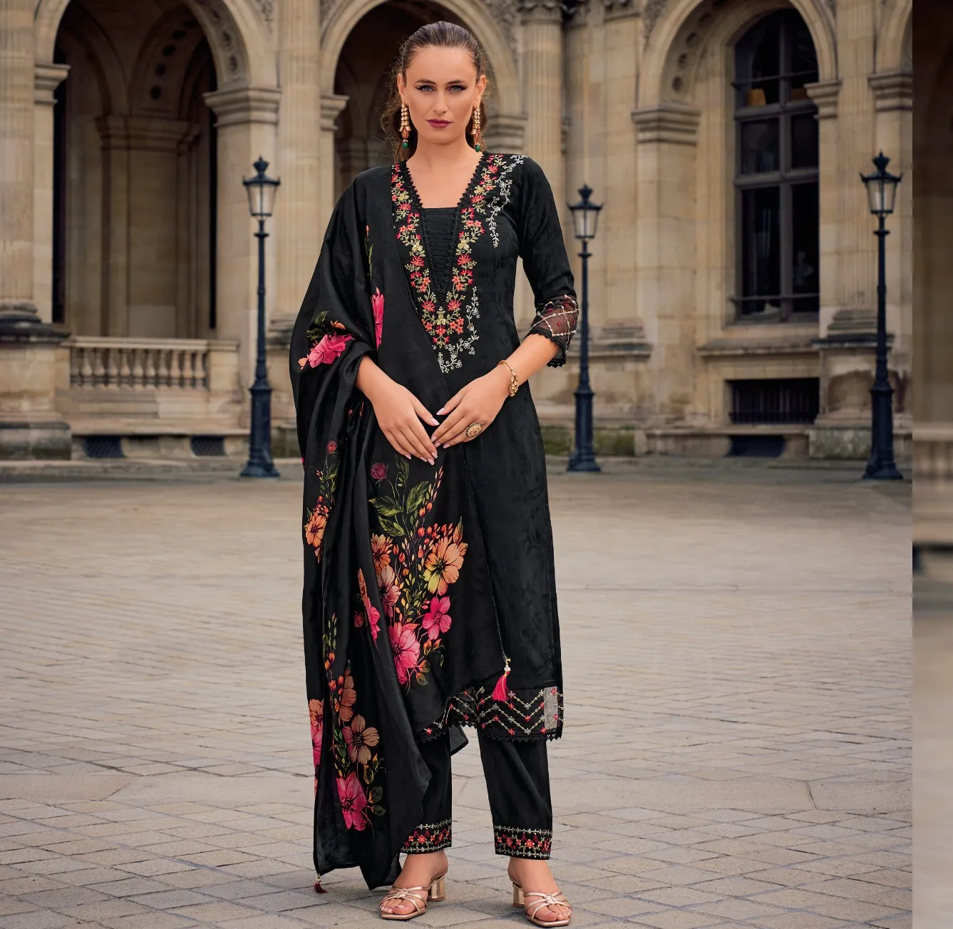 Lily And Lali Haseena Viscose Silk Wholesale Designer Salwar Suit Collection