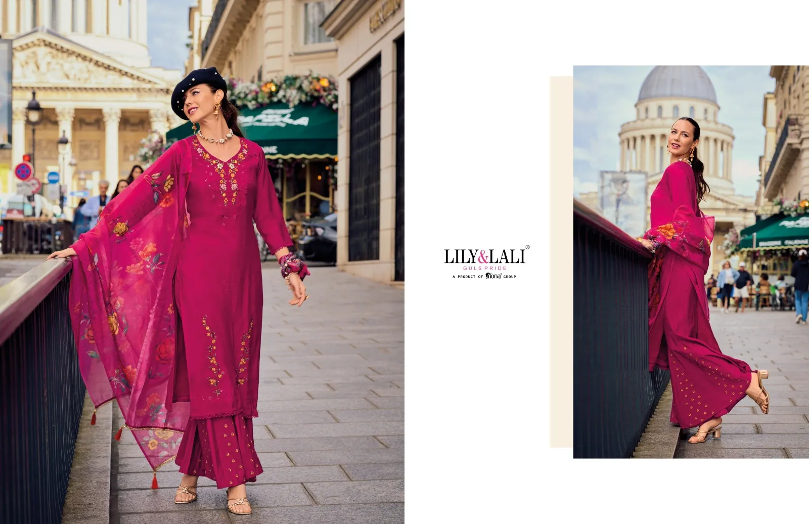 Lily And Lali Riwaaz Vol 6 Milen Silk Wholesale Designer Salwar Suit Collection — Wholesale Readymade Suit, Lily &amp; Lali wholesale from Surat — view 3