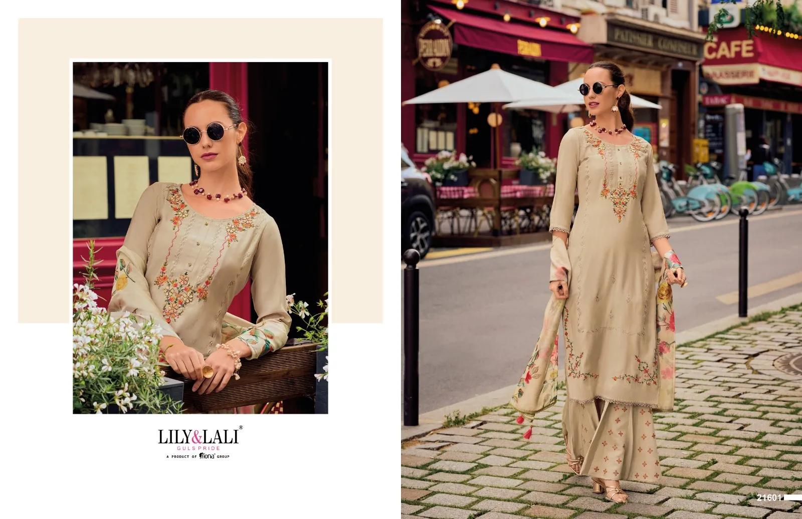 Lily And Lali Riwaaz Vol 6 Milen Silk Wholesale Designer Salwar Suit Collection — Wholesale Readymade Suit, Lily &amp; Lali wholesale from Surat — view 5