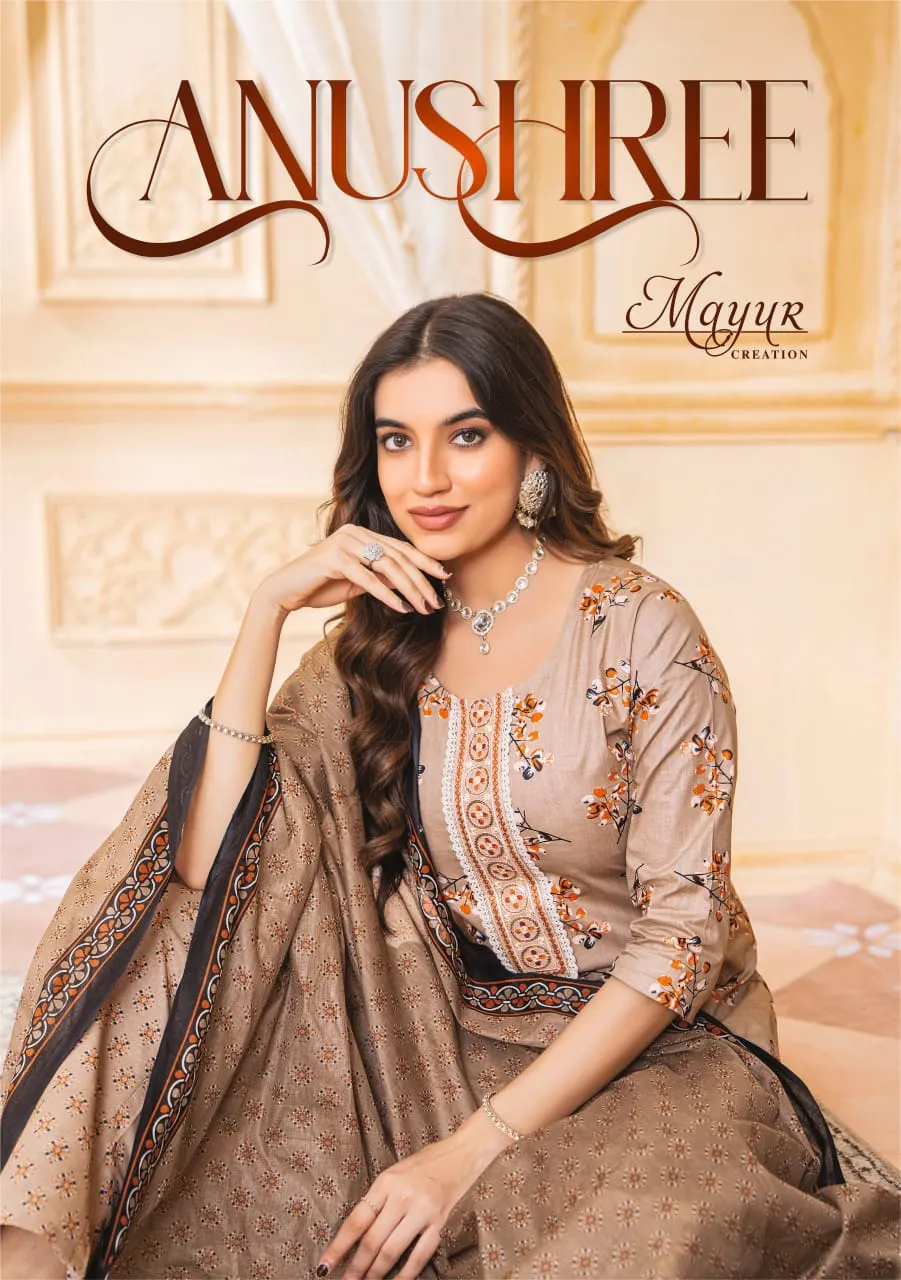 Mayur Anushree Vol 1 Pure Cotton Wholesale Unstitched Salwar Suit Collection