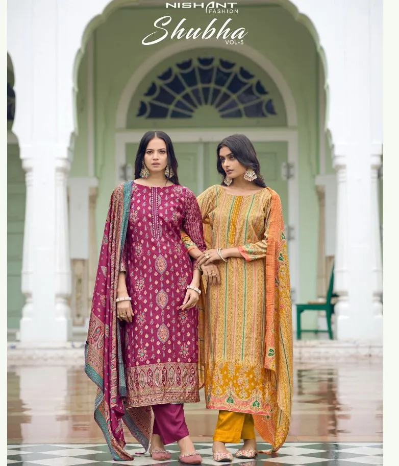 Nishant Fashion Subha Vol 5 Modal Silk Wholesale Fancy Salwar Suit Collection