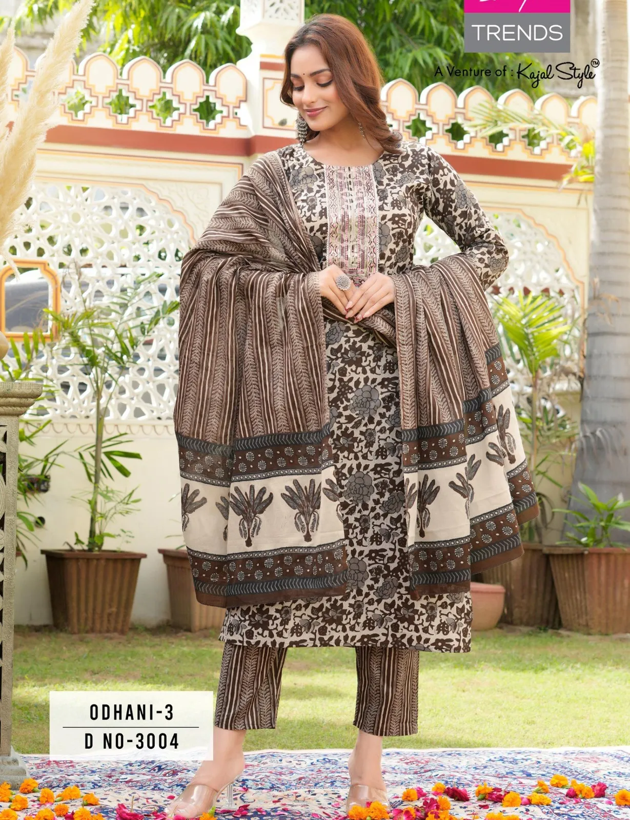 Odhani Vol 3 By Diya Trends Cotton Wholesale Readymade Salwar Suit Collection