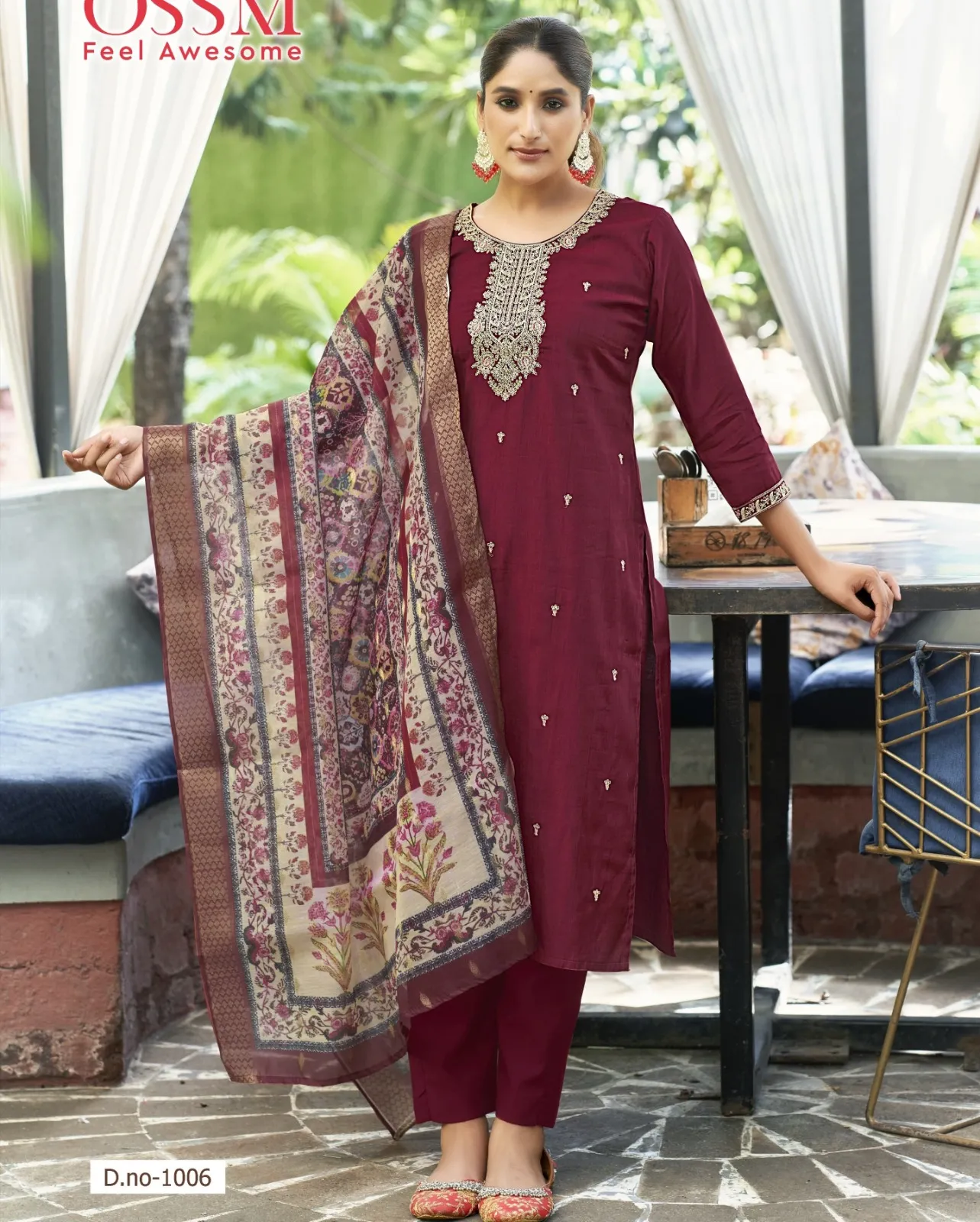 Ossm Meera Viscose Vetican Silk Wholesale Readymade Salwar Suit Collection