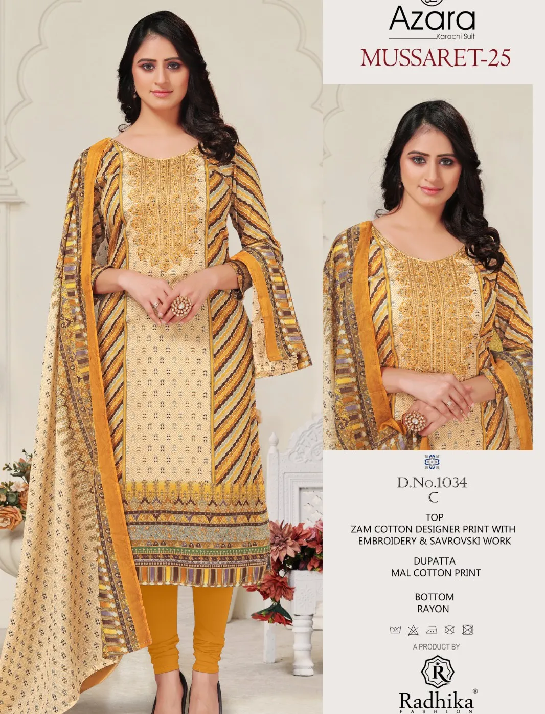 Radhika Azara Mussaret Vol 25 Jam Cotton Wholesale Fancy Salwar Suit Collection