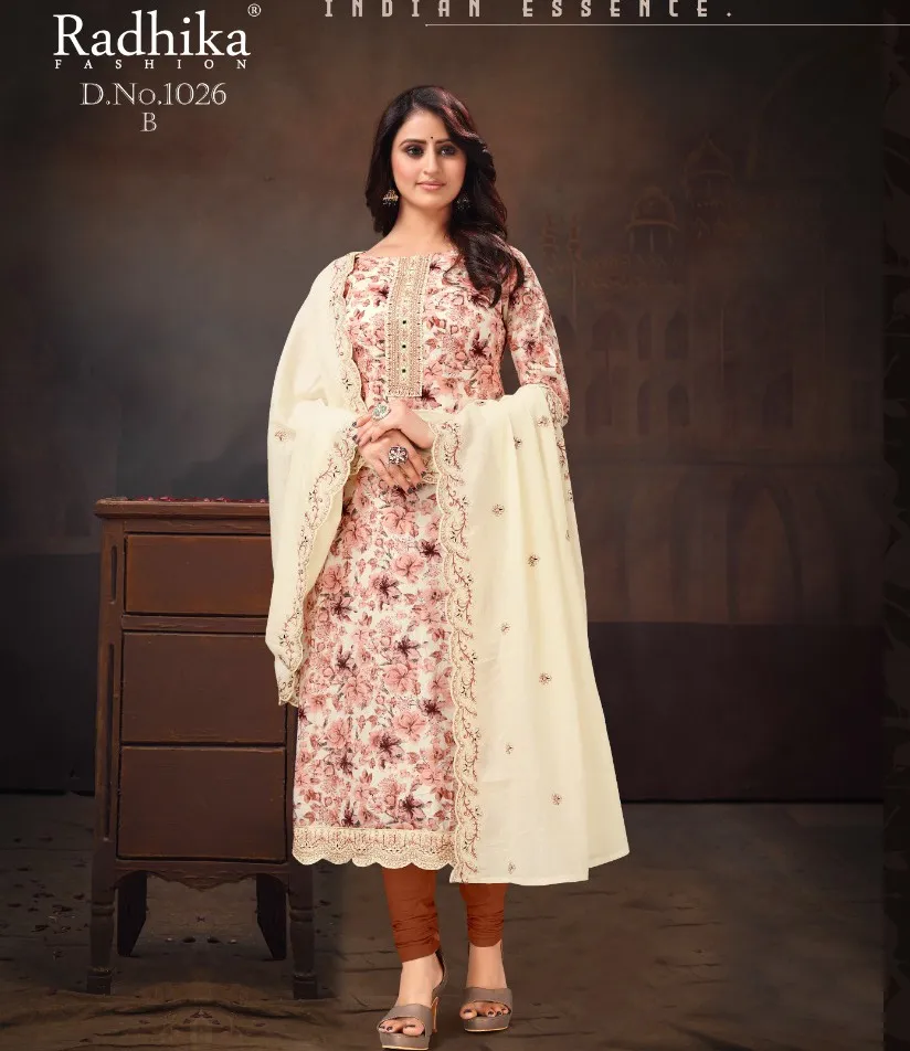 Radhika Azara Ruhani Cotton Printed Wholesale Fancy Salwar Suit Collection