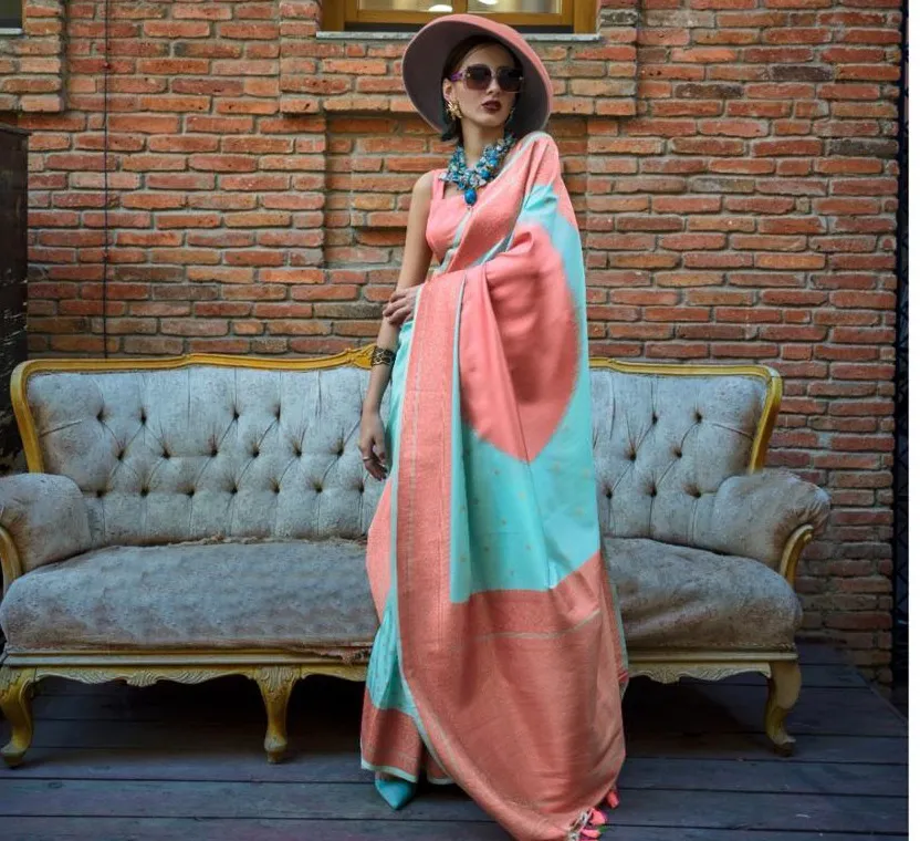 Rajtex Koche Silk Handloom Weaving Wholesale Fancy Sarees Collection