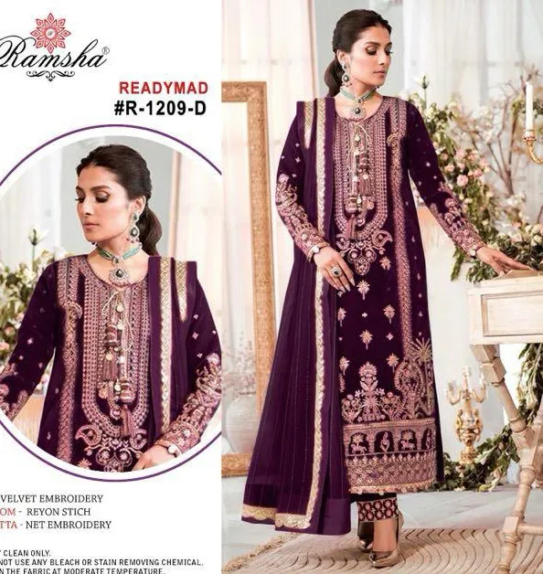 Ramsha R-1209 Nx Velvet Wholesale Winter Collection