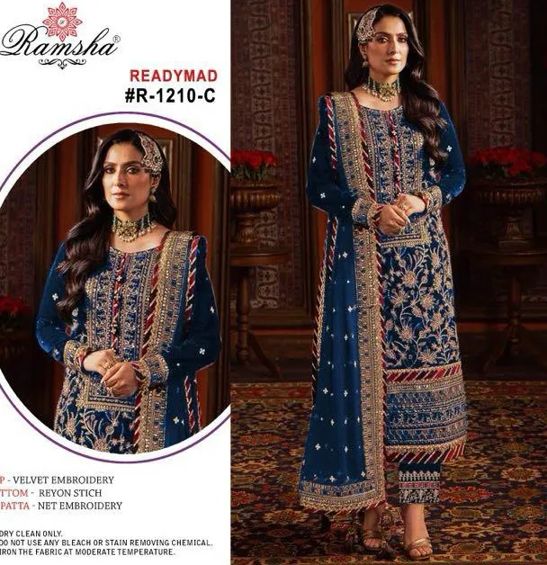 Ramsha R-1210 Nx Velvet Wholesale Winter Collection