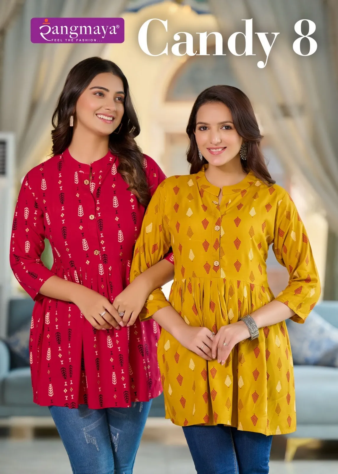 Rangmaya Candy Vol 8 Fancy Wholesale Short Tops Collection