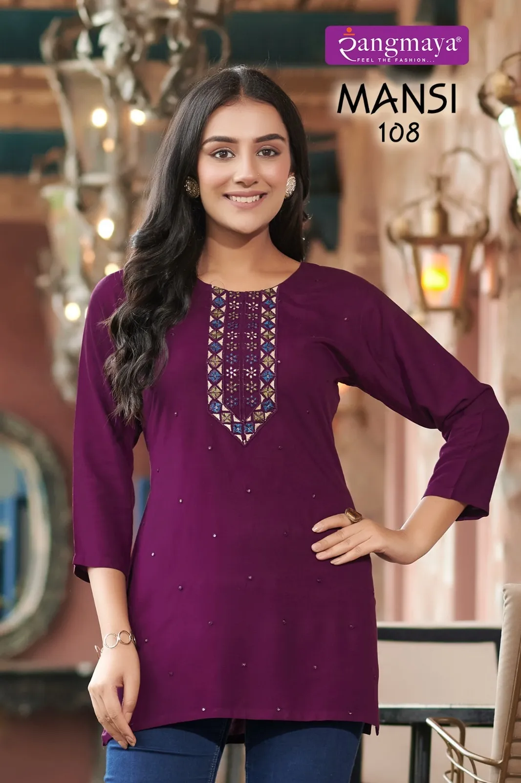 Rangmaya Mansi Fancy Wholesale Fancy Kurtis Collection - Image 4