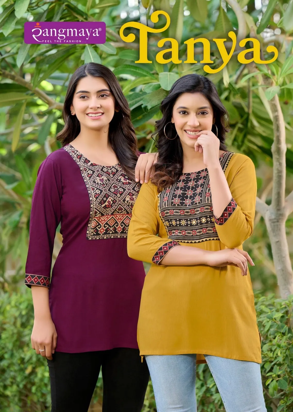 Rangmaya Taniya Fancy Wholesale Fancy Top Collection