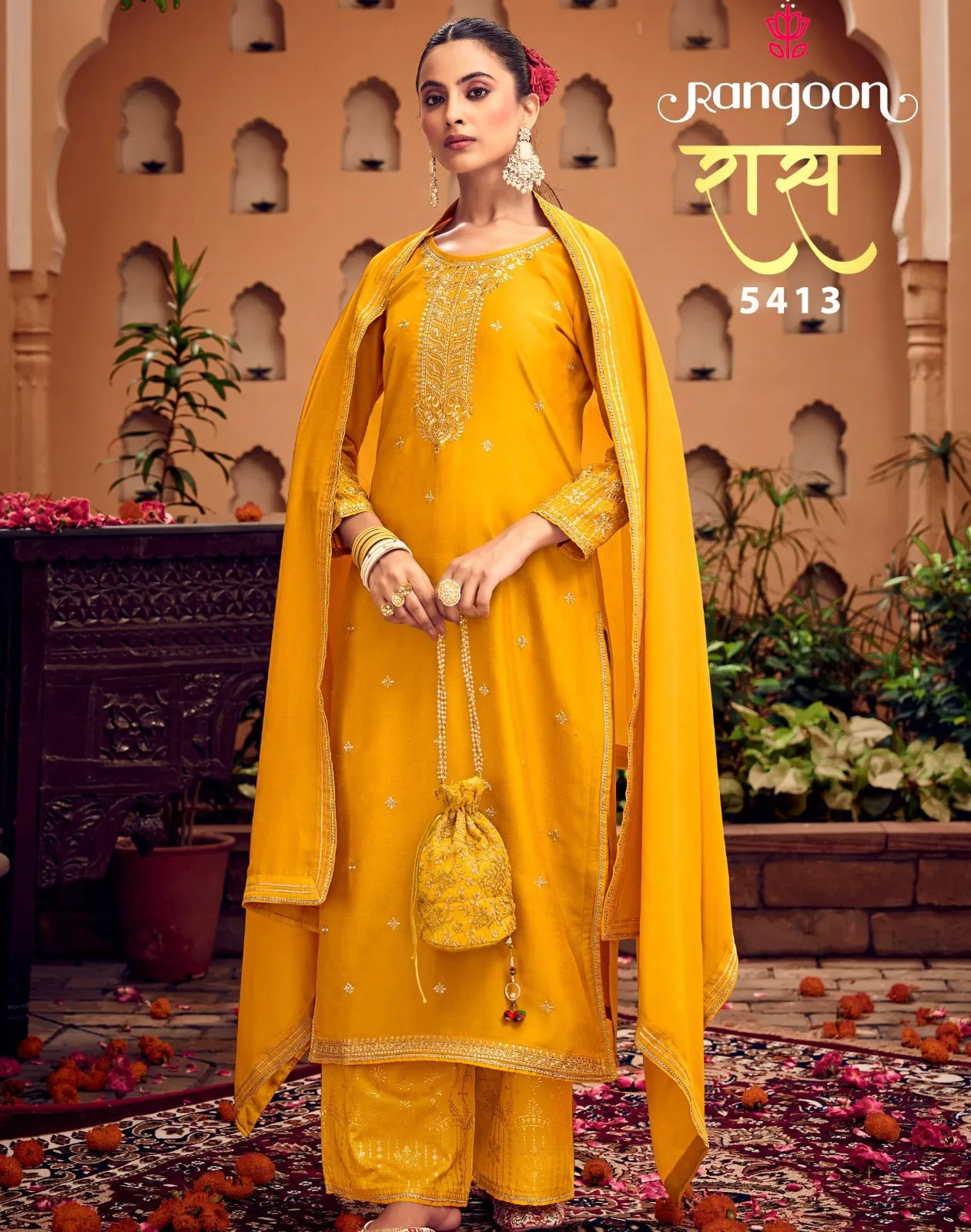 Rangoon Ras Silk Wholesale Readymade Salwar Suit Collection