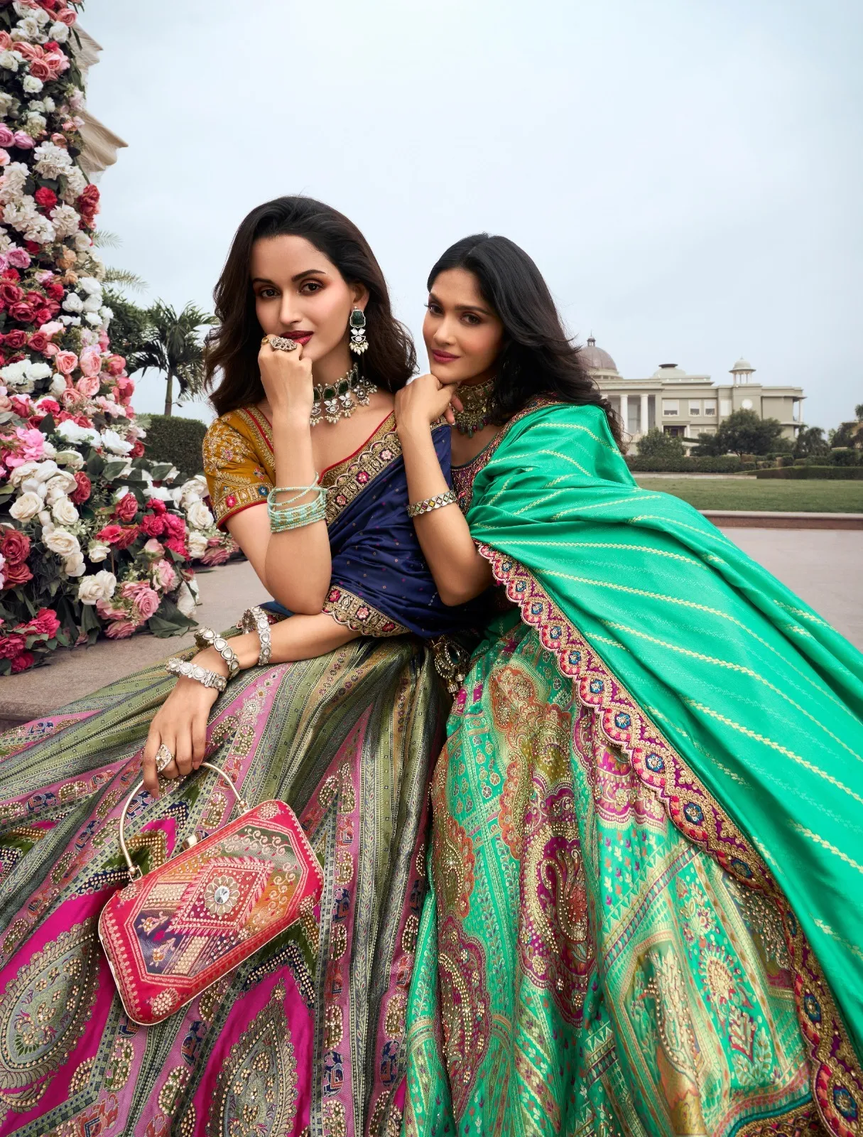 Royal Vrindavan Vol 51 Banarasi Silk Wholesale Lehenga Collection