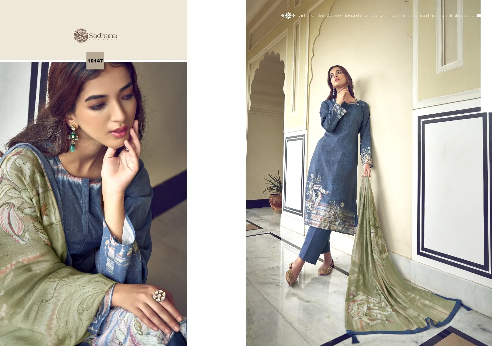 Sadhana Fashion Norah Pure Simar Musline Silk Wholesale Fancy Salwar Suit Collection — Wholesale Salwar Suits, Sadhana Fashion wholesale from Surat — view 5