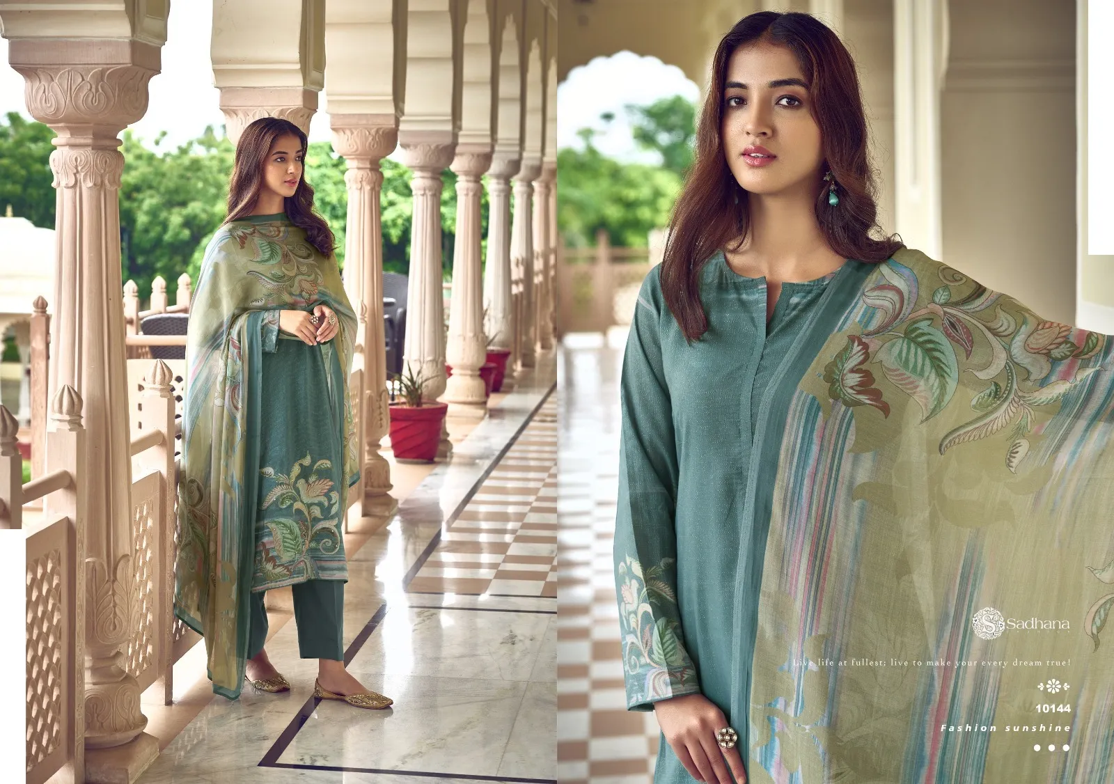Sadhana Fashion Norah Pure Simar Musline Silk Wholesale Fancy Salwar Suit Collection — Wholesale Salwar Suits, Sadhana Fashion wholesale from Surat — view 6