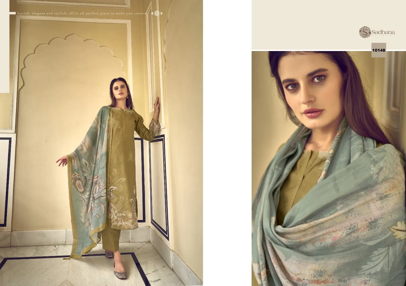 Sadhana Fashion Norah Pure Simar Musline Silk Wholesale Fancy Salwar Suit Collection — Wholesale Salwar Suits, Sadhana Fashion wholesale from Surat — view 7