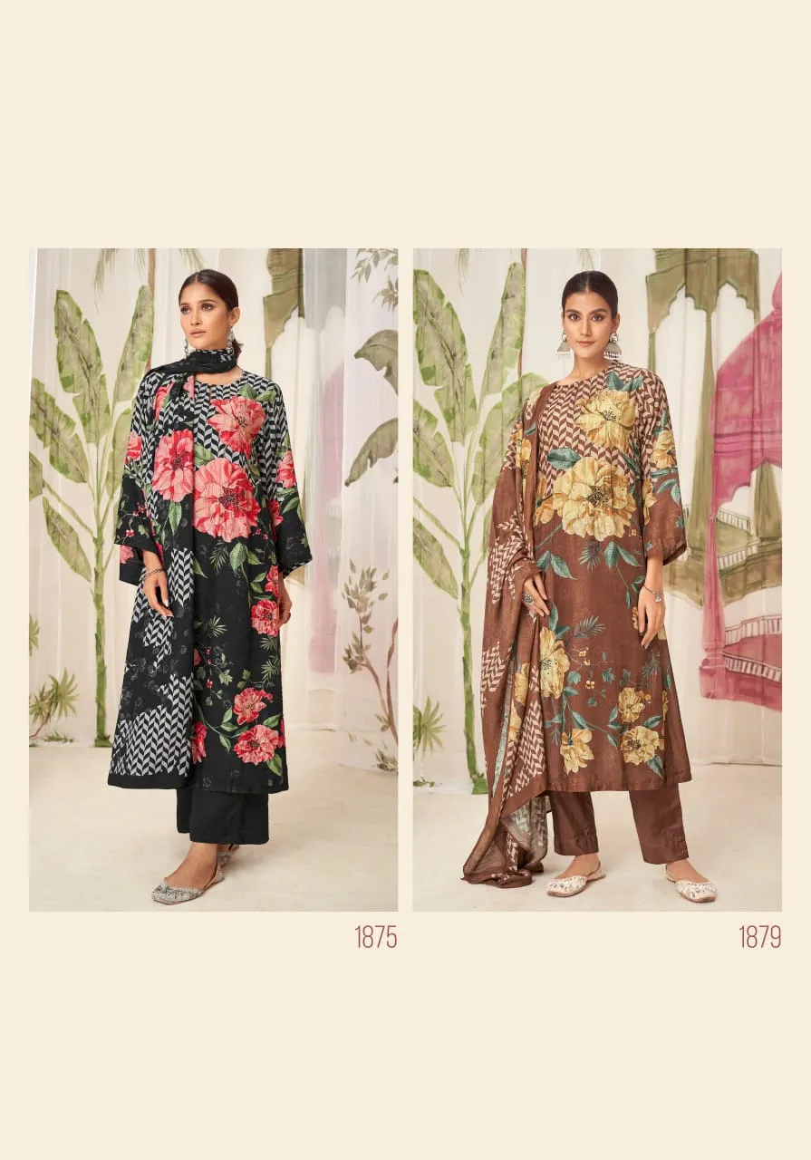 Sahba Wazmal Maslin Silk Wholesale Fancy Salwar Suit Collection — Wholesale Dress Material, Vardan Ethnic wholesale from Surat - Gallery Image 2