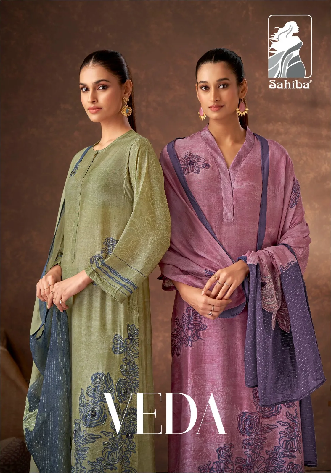 Sahiba Veda Unique Muslin Silk Wholesale Designer Salwar Suit Collection