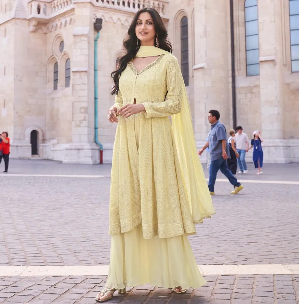 Sayuri Afsana Georgette Wholesale Designer Indo Western Collection — Wholesale Designer Salwar Suits, Sayuri Designer wholesale from Surat — view 1