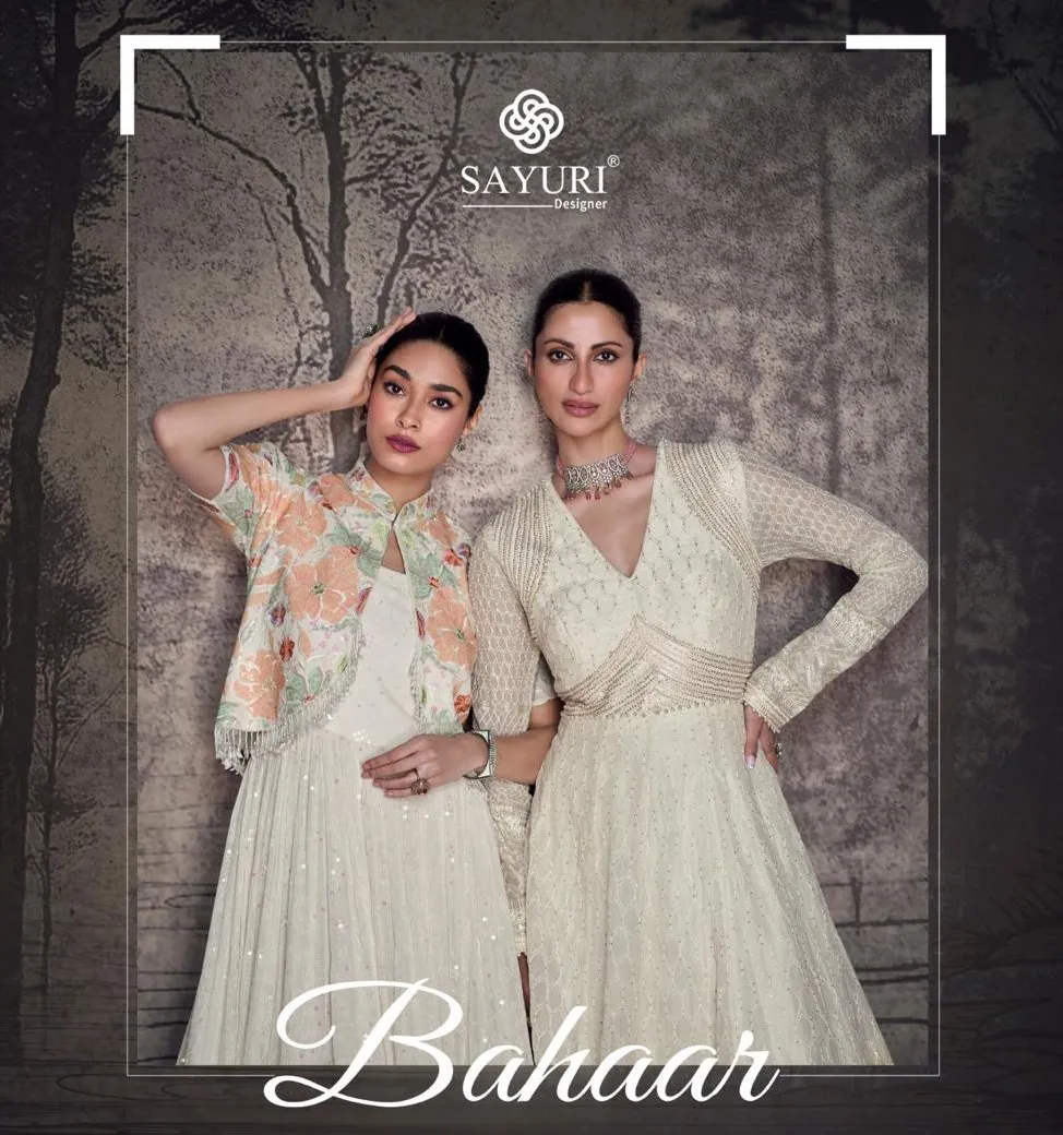 Sayuri Designer Bahaar Real Georgette Wholesale Designer Suit Collection