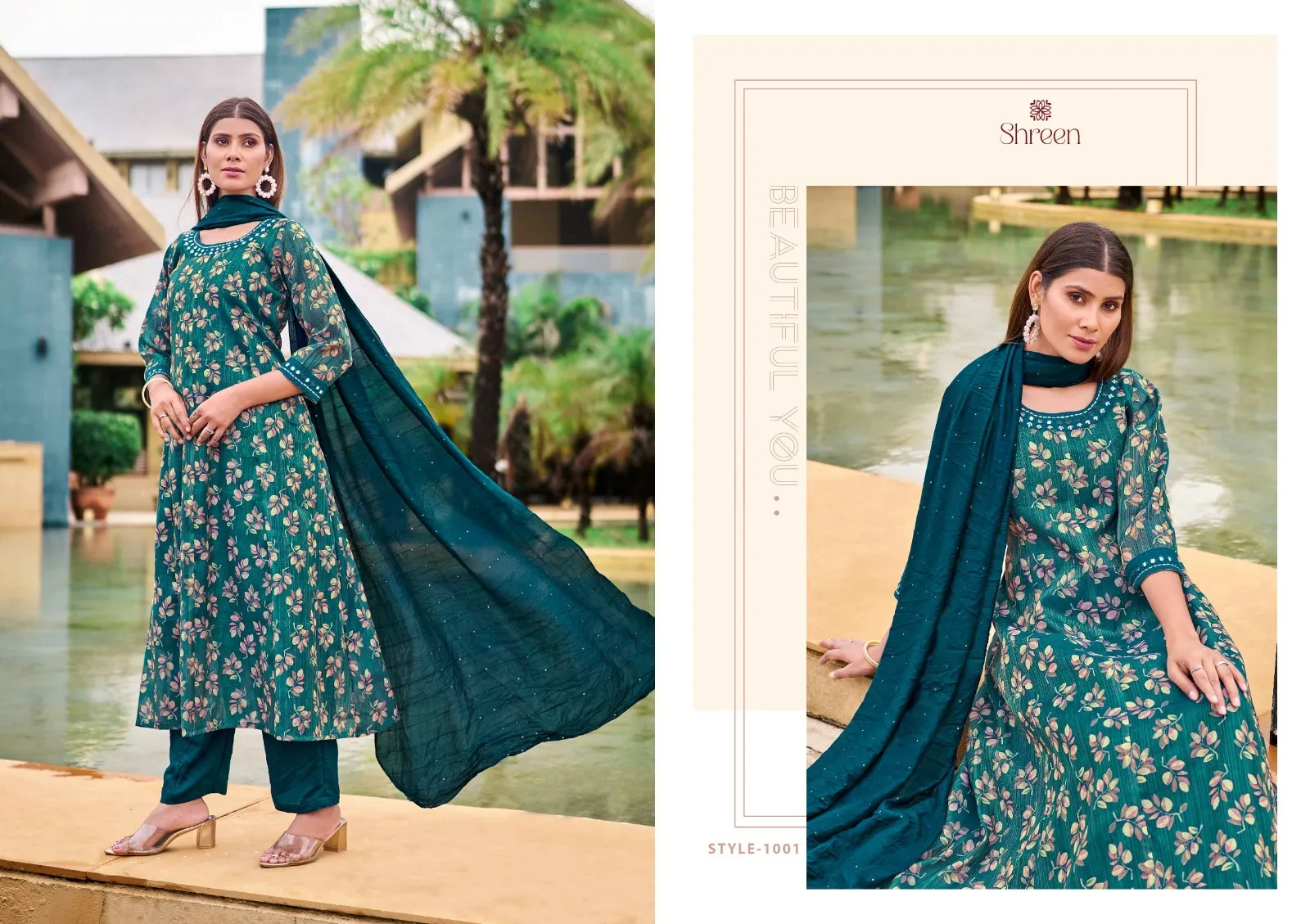 Shreen Chand Vol 1 Fancy Silk Wholesale Readymade Salwar Suit Collection - Image 3