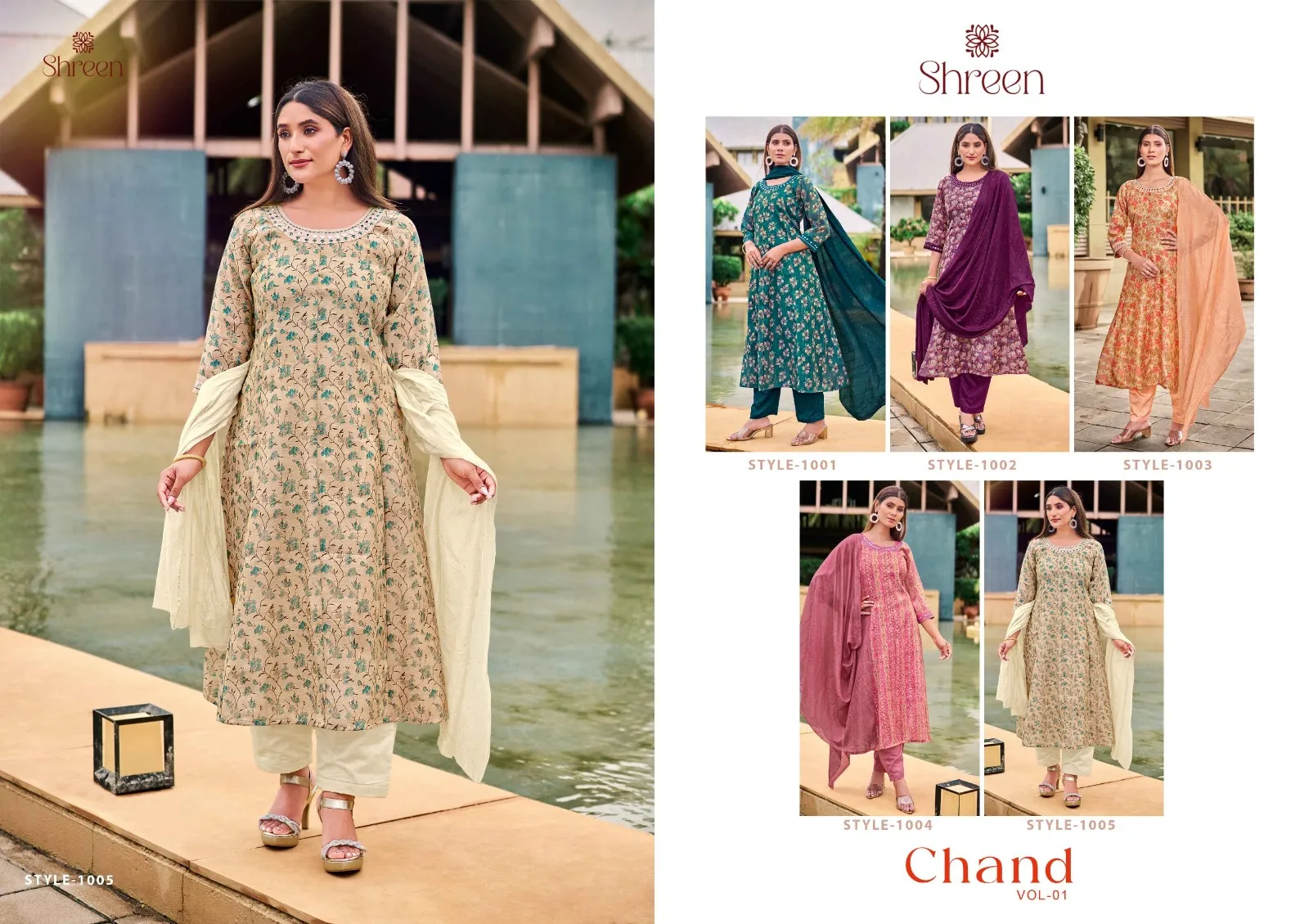 Shreen Chand Vol 1 Fancy Silk Wholesale Readymade Salwar Suit Collection - Image 4