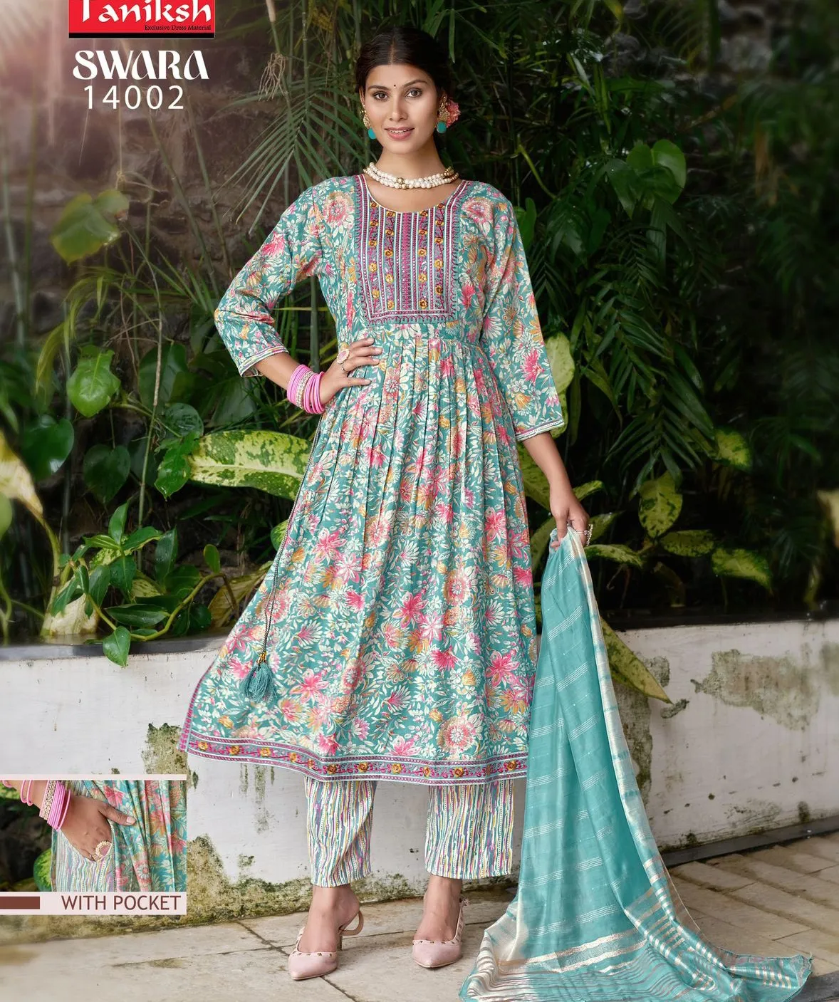 Taniksh Swara Vol 14 Rayon Printed Wholesale Readymade Salwar Suit Collection