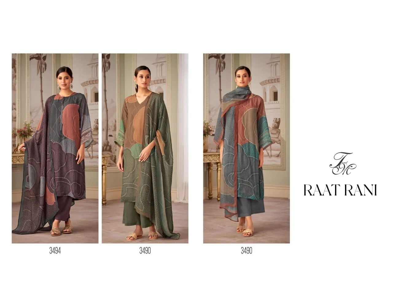 T&M Raat Rani Pure Organza Wholesale Fancy Salwar Suit Collection - Image 5