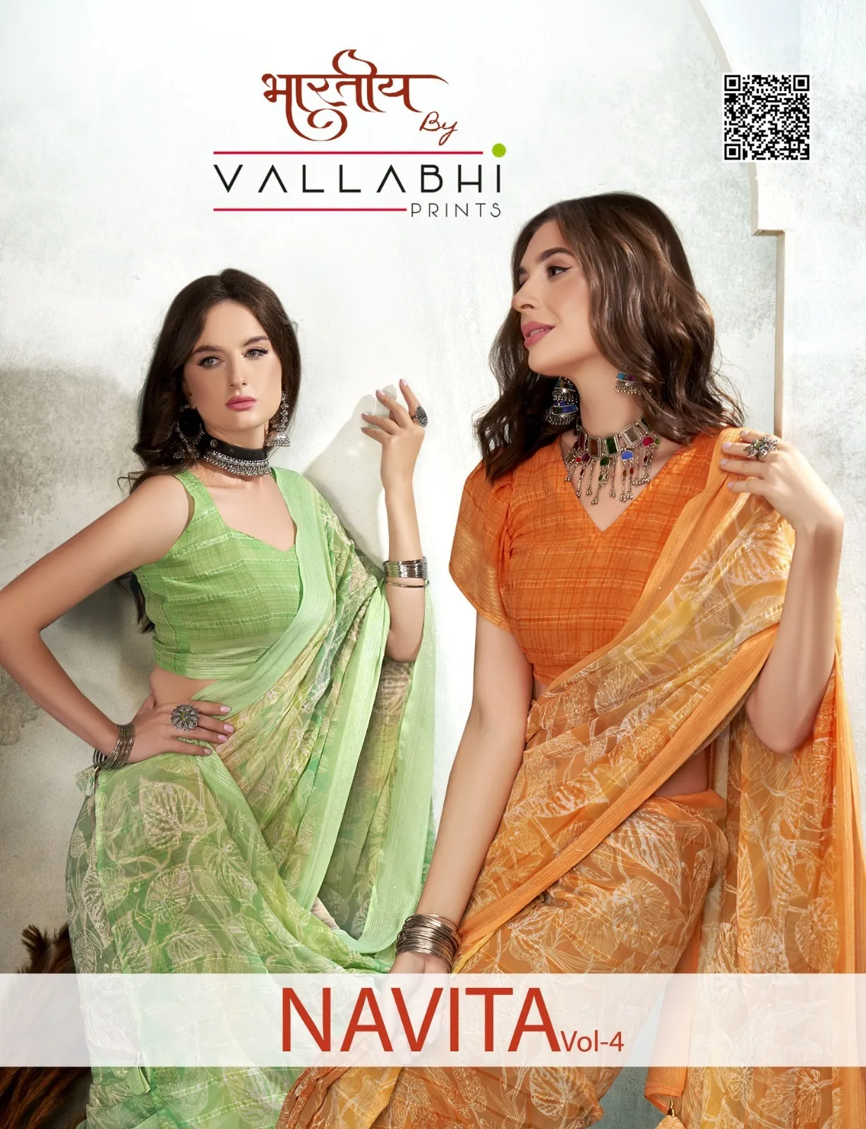 Vallabhi Prints Navita 4 Georgette Wholesale Sarees Collection