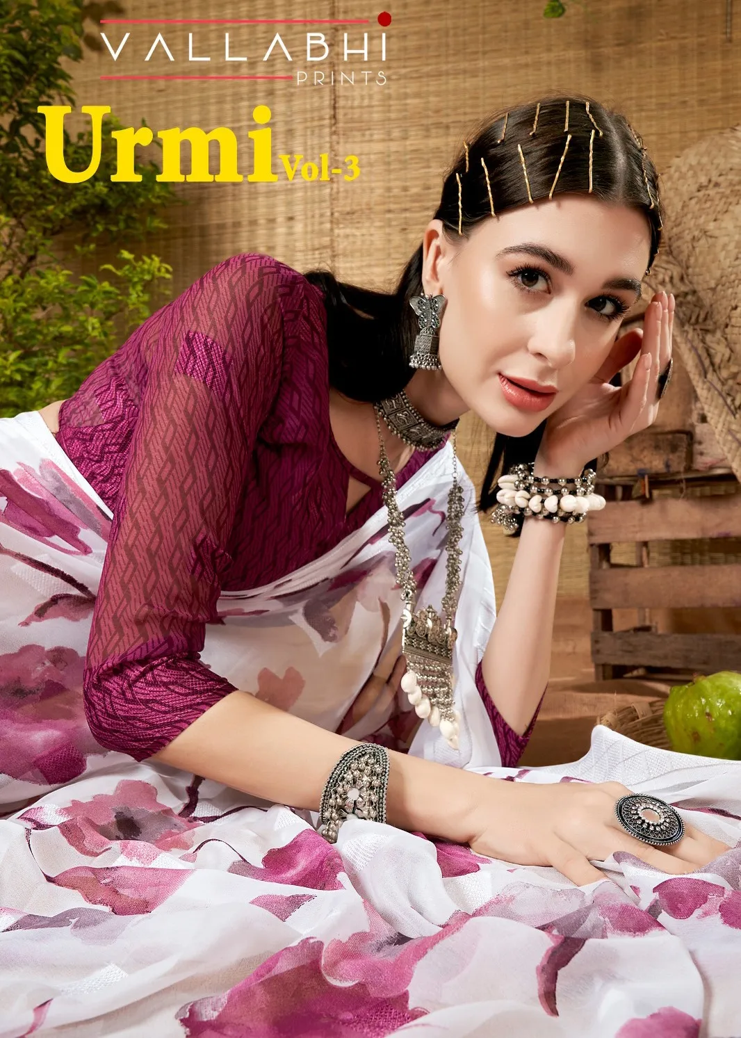Vallabhi Prints Urmi 3 Georgette Wholesale Fancy Sarees Collection